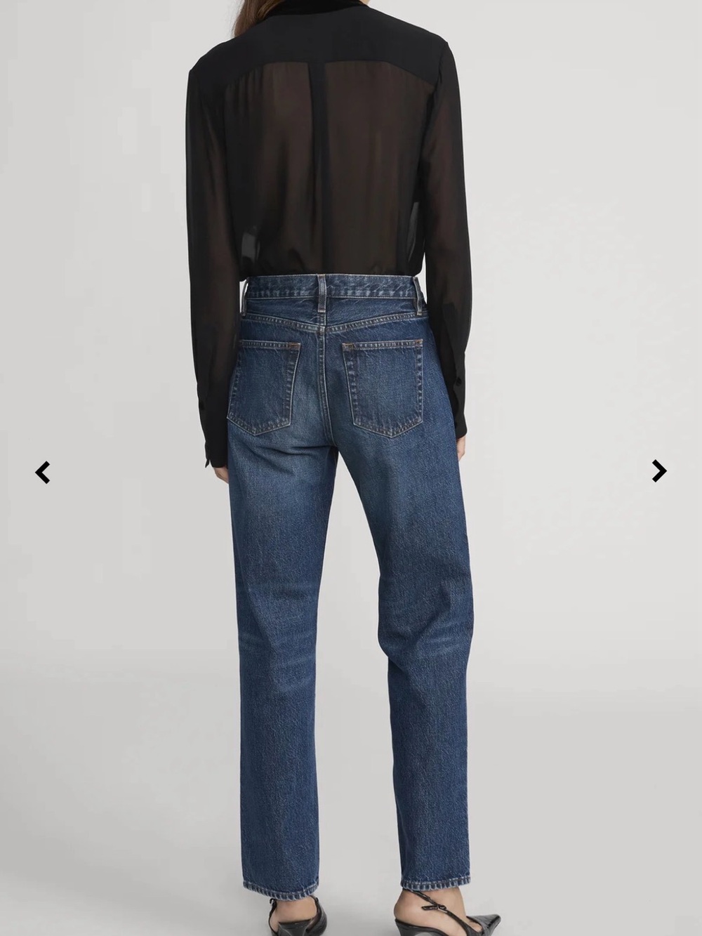 Frame-The hang Women’s Mid Rise Relaxed Straight-Leg Ankle Jeans - Picture 2 of 6